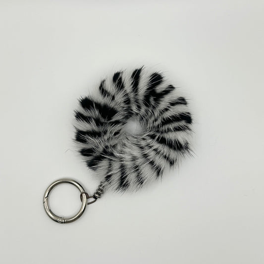 striped black & white furkeē